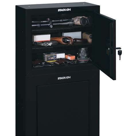 stack-on gcg-900 steel pistol ammo cabinet|Pistol Ammo Cab Matte BLK Mountable Fits 8 Assemble 14 & 22.